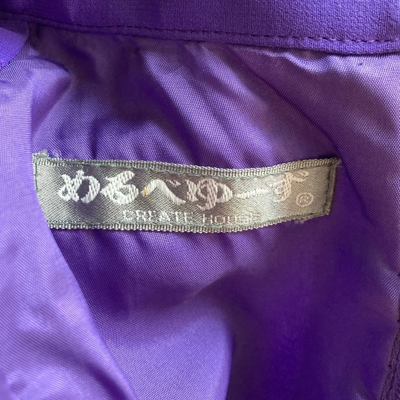 Vintage Ultraviolet Prairie Dress with Skirt Apron - Picture 8 of 8